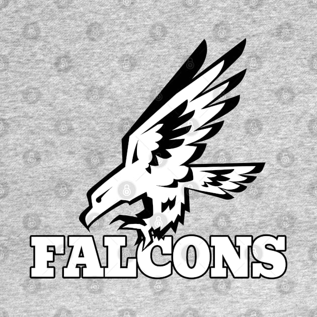 Falcons Mascot by Generic Mascots